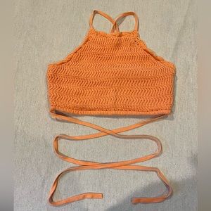 Hollister Knitted Halter Tank Top